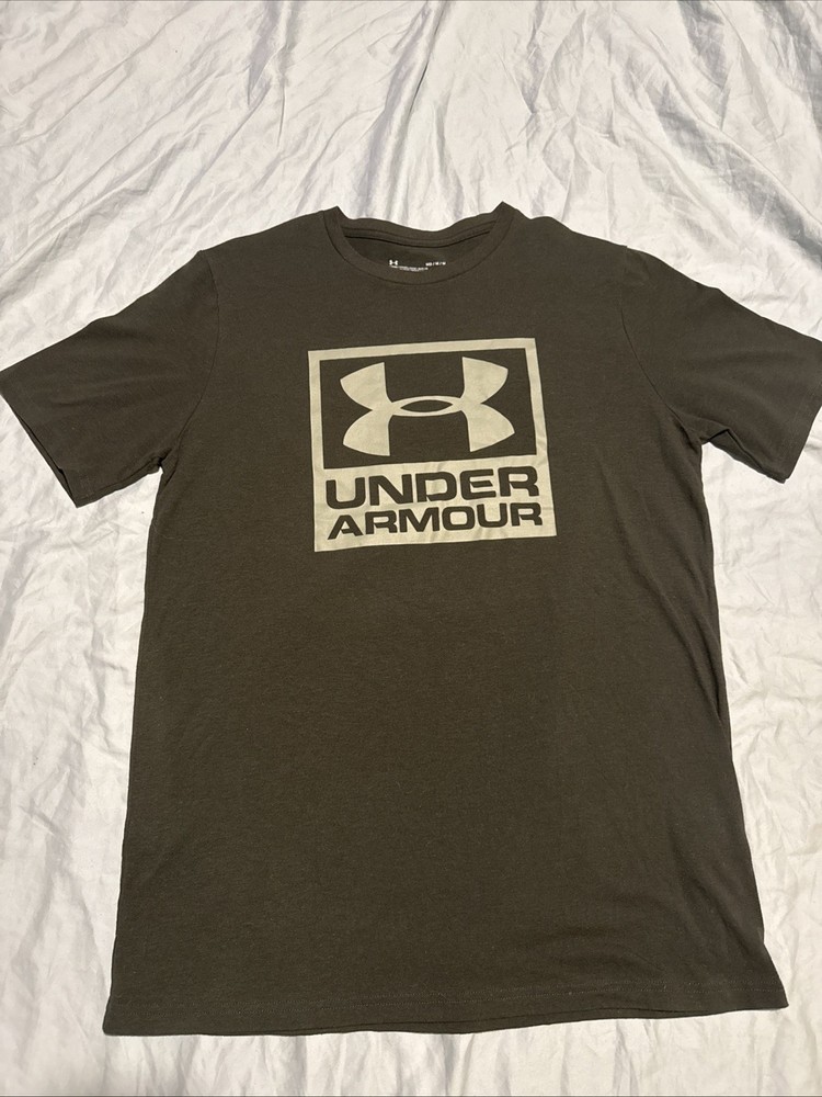 Under Armour Men's Heat Gear Loose Fit T-Shirt Green, Size Medium