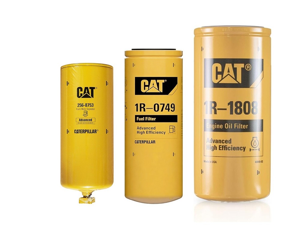 Caterpillar Cat Engine Filter Kit 1R-1808, 1R-0749, 256-8753 OIL CHANGE