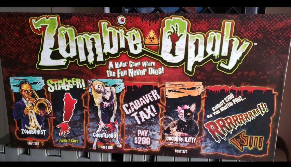 Zombie-opoly Board Game