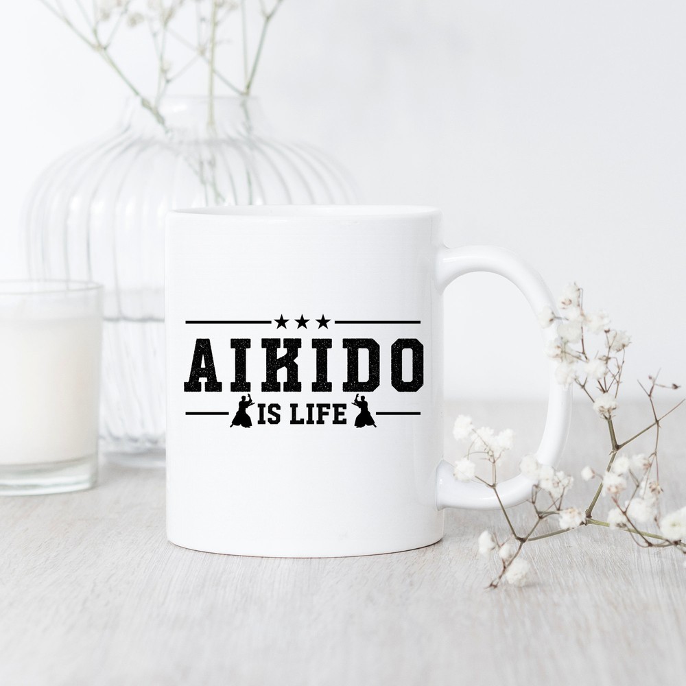 Aikido Is Life Mug Aikido Coffee Mug Aikido Teacher Gift Aikido Coach Mug Aikido