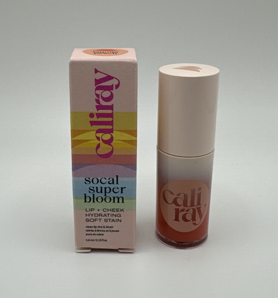 Caliray Socal Superbloom Lip + Cheek Tint Soft Stain Blush ~ LAGUNA PEACH ~