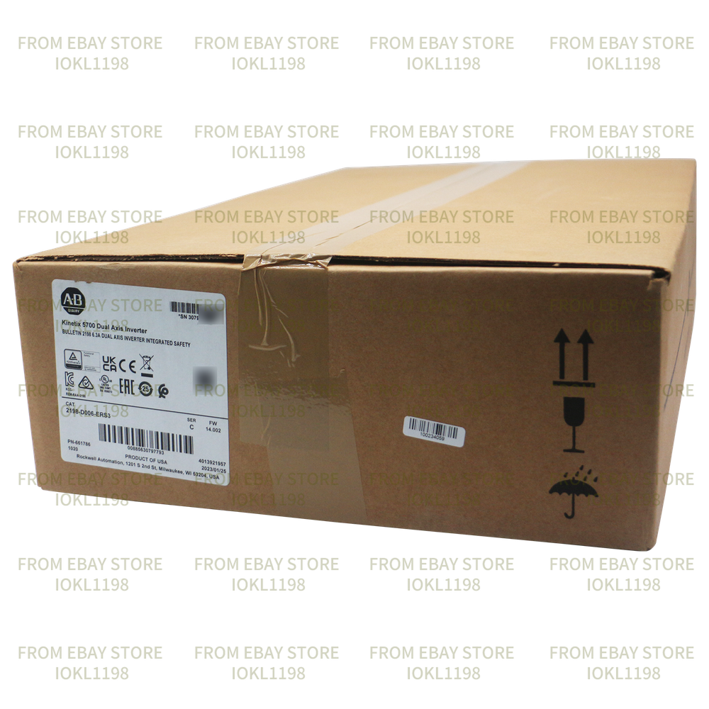 New Sealed Allen Bradley 2198-D006-ERS3 Kinetix 5700 Dual Axis Inverter