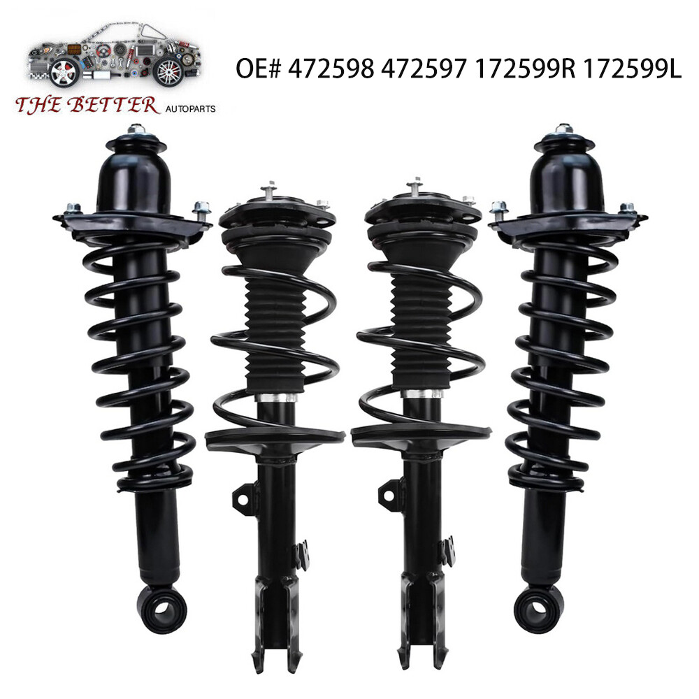 2 Front & Rear Struts for 2009-2013 Toyota Corolla 1.8L with M10 Mounts