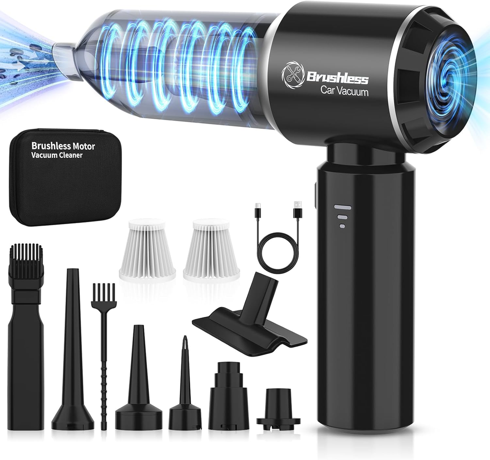 18000PA Cordless Car Vacuum Cleaner 4-in-1 High Power Portable for Cars and Office