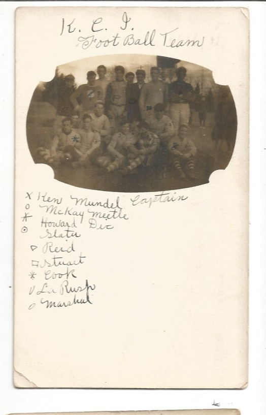 Rppc Pm Kingston Ontario Football Team  Canada Nova Scotia Alberta Quebec Ottawa