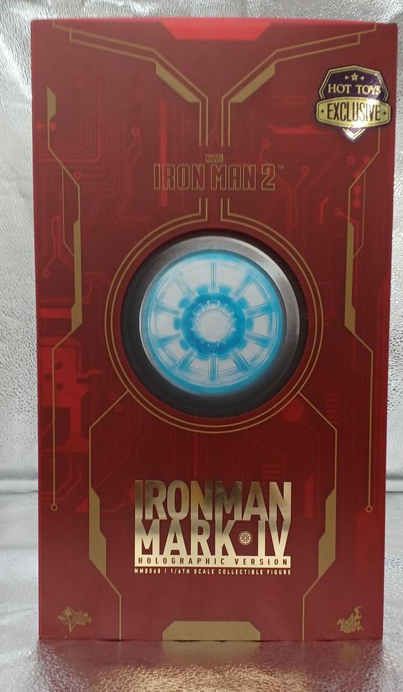 Hot Toys Iron Man Mark Iv Holographic Version American Comic Movie G4H66