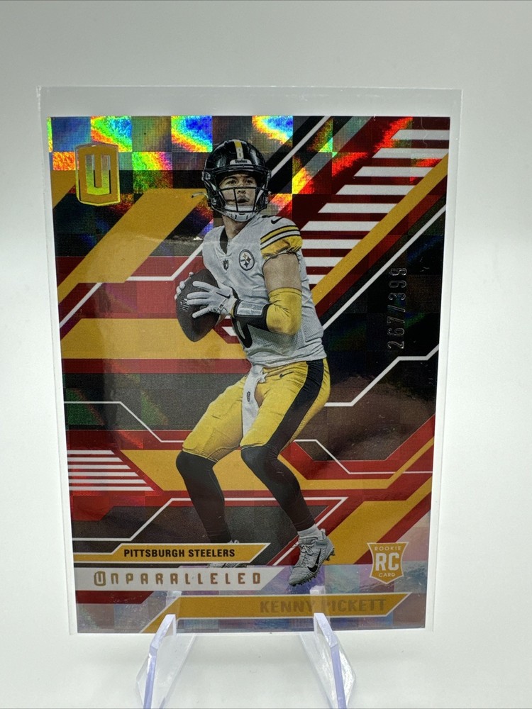 2022 Panini Chronicles Unparalleled Checker /399 Kenny Pickett #UNP-1 Rookie RC