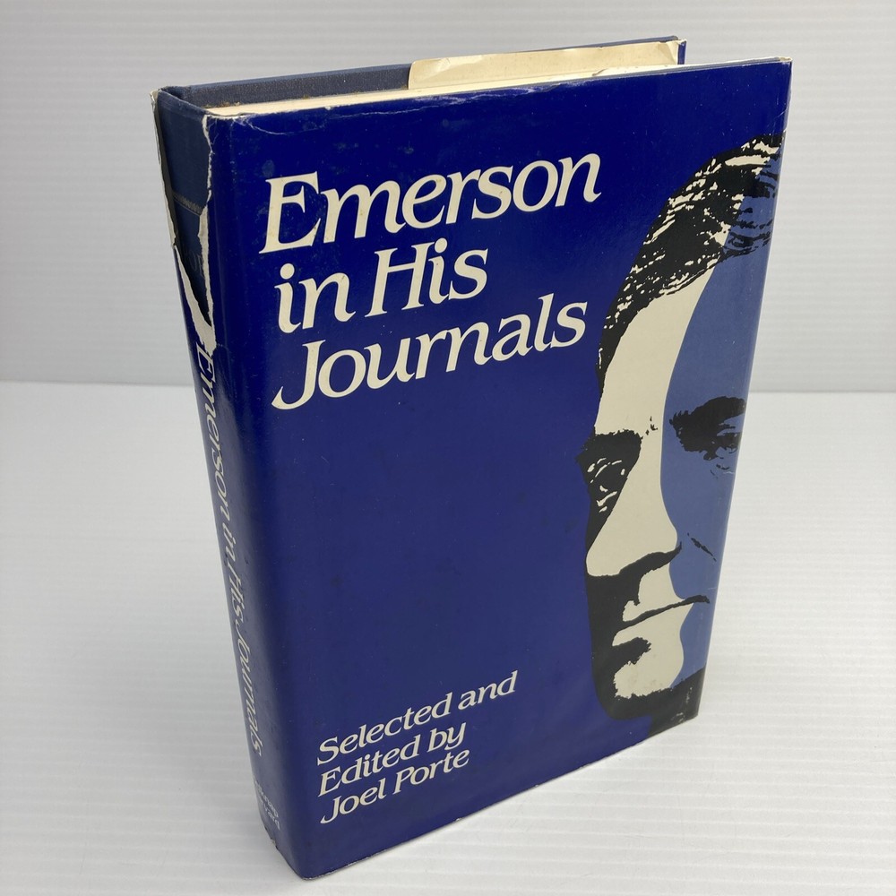 Emerson in his Journals Hardcover 1982 Ralph Waldo Emerson Journal Entries