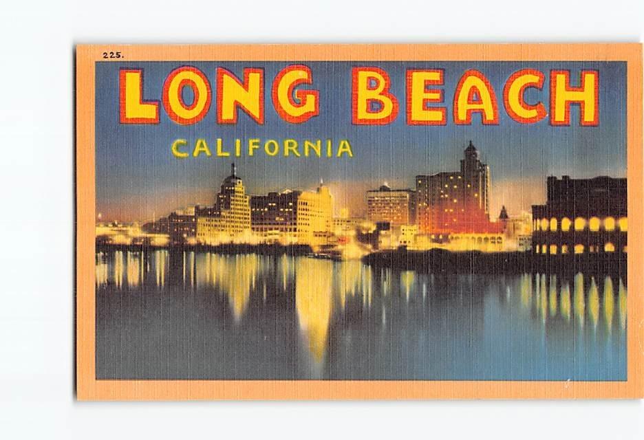 Postcard Long Beach California USA North America