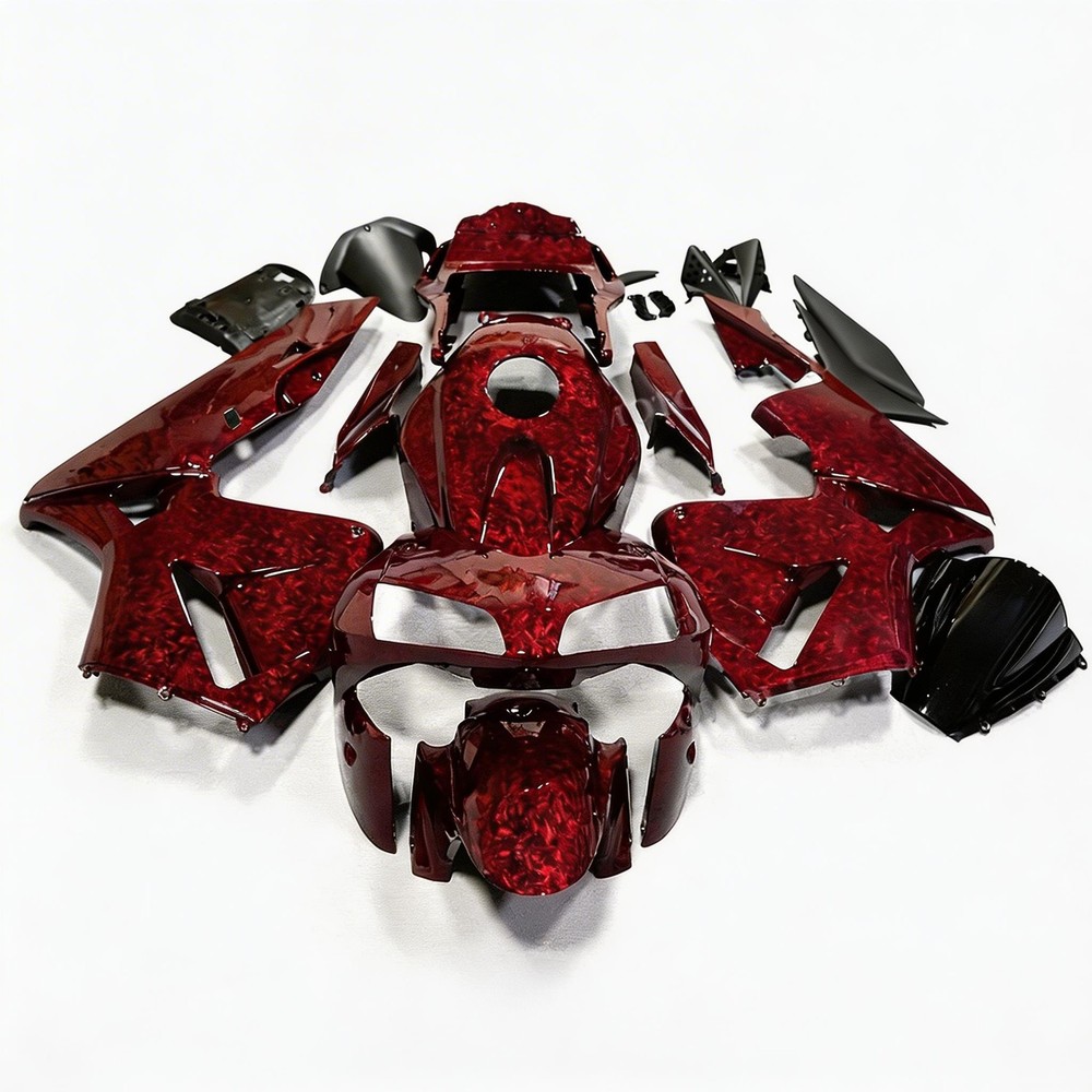 NTU Injection Red Forged Carbon Fiber Fairing Fit for Honda 2003-2004 CBR 600RR