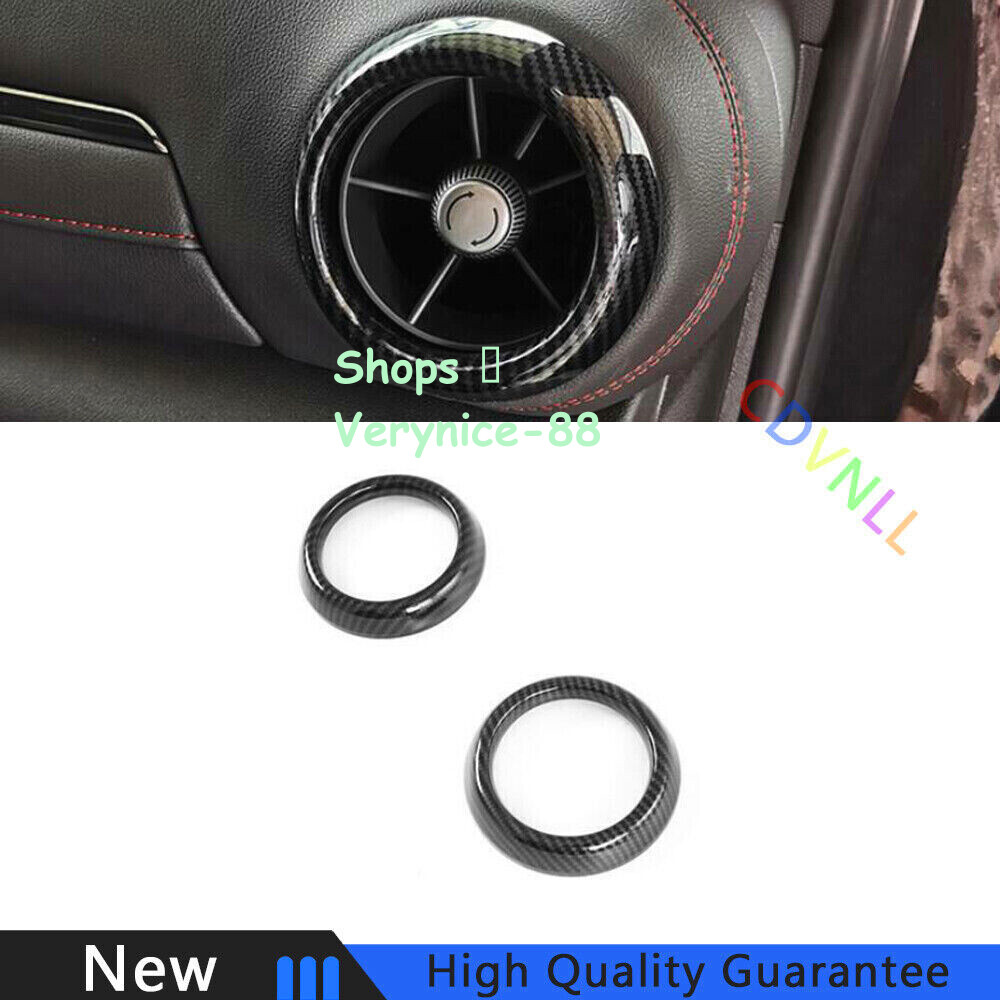 For Chevrolet Blazer 2019-2021 Carbon Fiber Left And Right Air Outlet Vent Trim