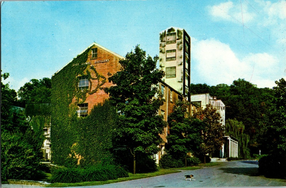 Postcard Statue Jack Daniel Hollow Jack Daniel Distillery Lynchburg Tennessee