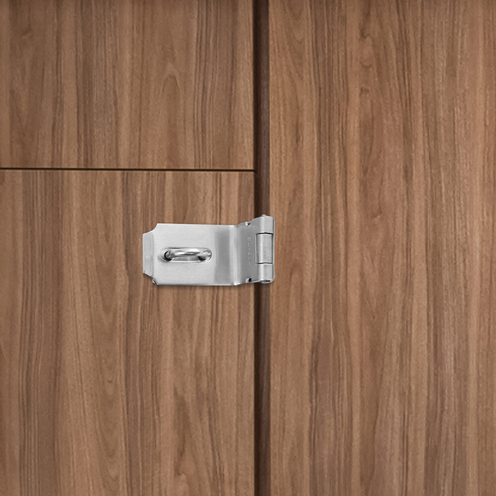 2 Sets Stylish Security Door Lock Reinforcement Latch Device for Enhanced Safety