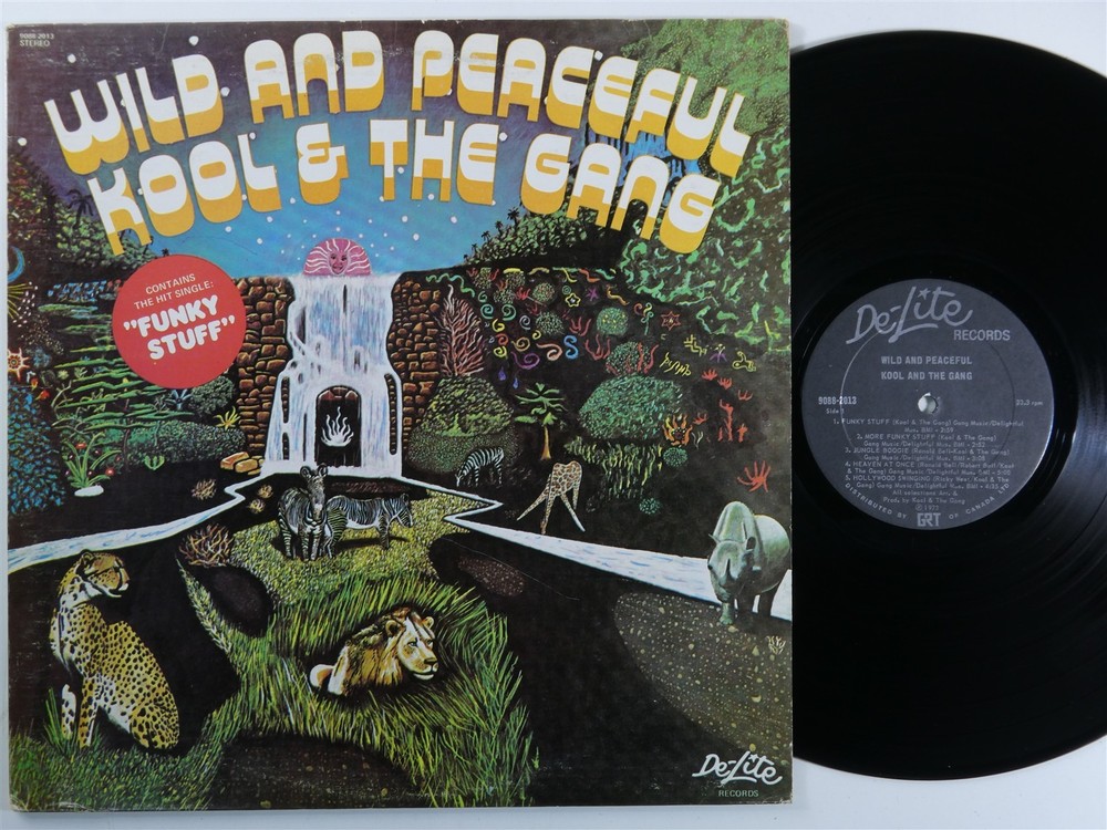 KOOL & THE GANG Wild And Peaceful DE-LITE LP canada i