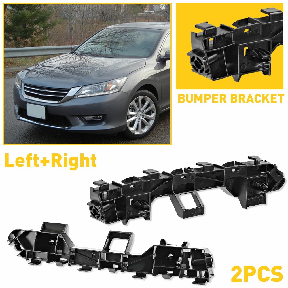 2013-2017 Honda Accord Front Bumper Bracket Cover Beam Set LH RH