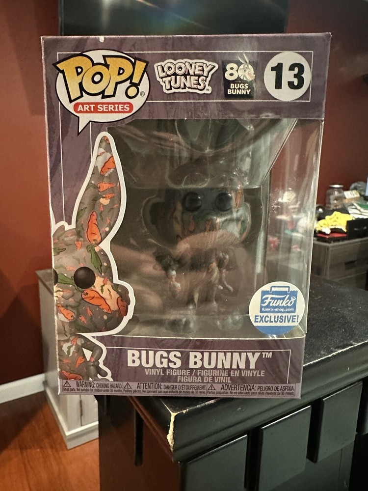 Funko Pop Art Series Bugs Bunny 13 Funko Shop Exclusivo con Protector Suave