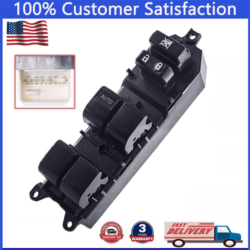 Front Left Window Switch For Toyota Tacoma 2.7L L4 2011-2016 4.0L V6 2011-2015