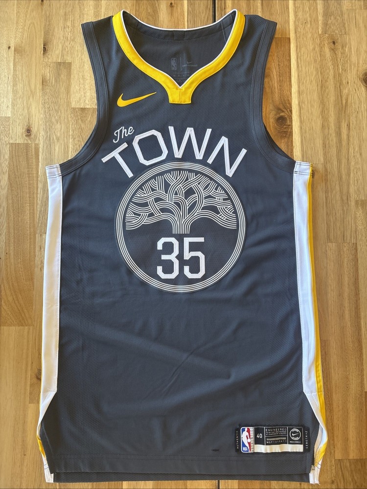 Small Kevin Durant Golden State Warriors Vapor Knit The Town Jersey Size 40