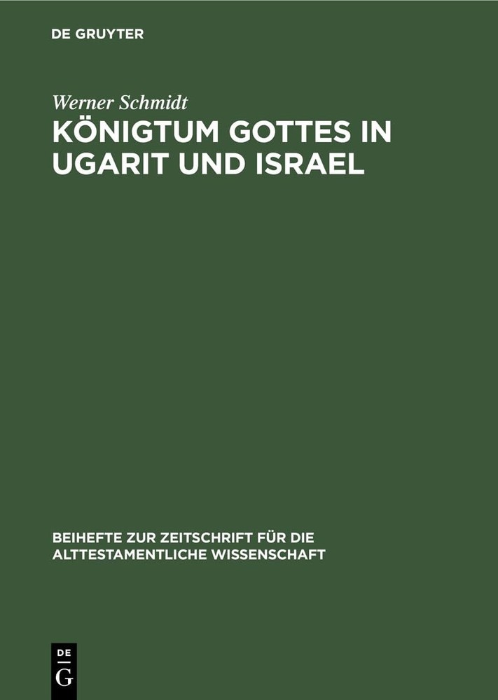 Werner Schmidt Königtum Gottes in Ugarit Und Israel (Hardback)Another great item from Rarewaves USA | Free delivery!