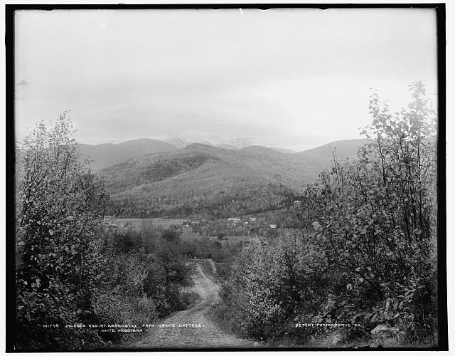 Photo:Jackson NH Mt Washington White Mountains 1890s Gray's Cottage View