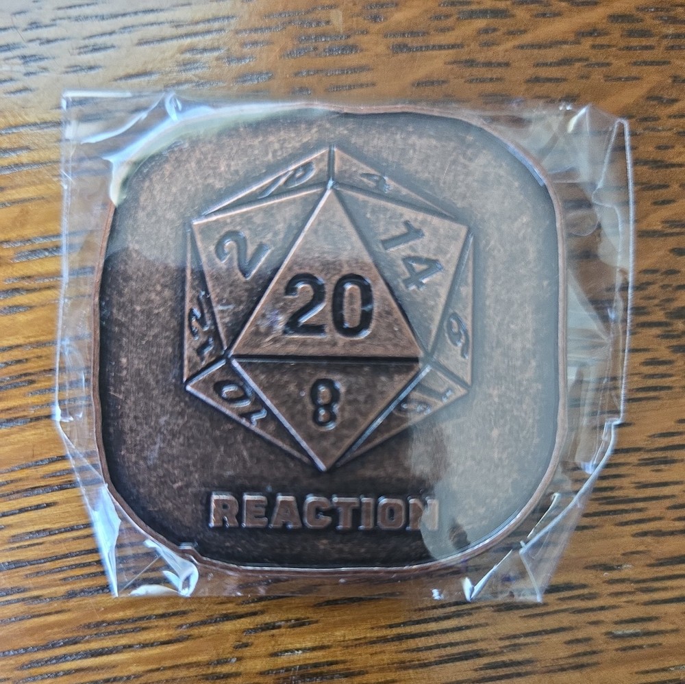 Dungeons & Dragons Acererak's Treasure Packs: Reaction 20 Coin-image