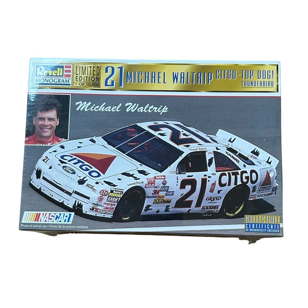Revell Michael Waltrip NASCAR Thunderbird 85-4113 1/25 Scale Factory Sealed