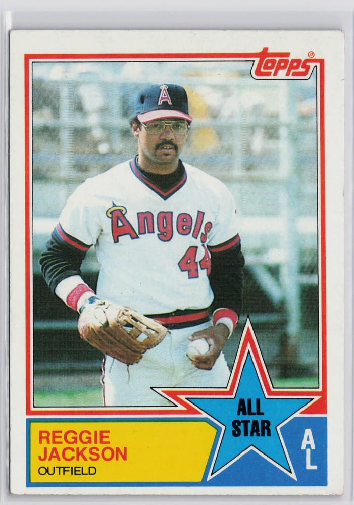 Reggie Jackson 1983 Topps #390 California Angels