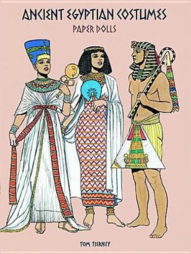 Ancient Egyptian Costumes Paper Dolls by Tom Tierney: Used