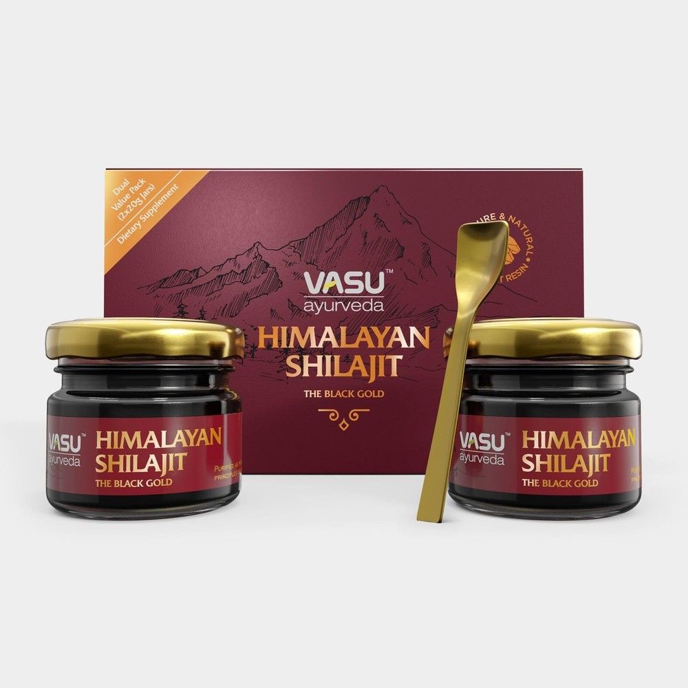 Ayurveda Himalayan Shilajit Resin 400mg – Lab Tested Natural Energy Booster w...