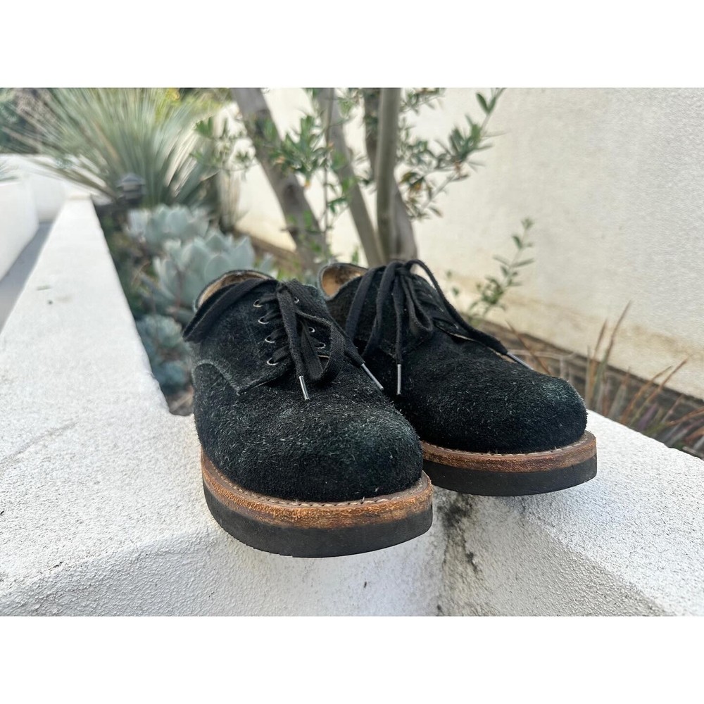 Ace Boots Co Black Leather Chukka Shoes US 9 Made in USA-image