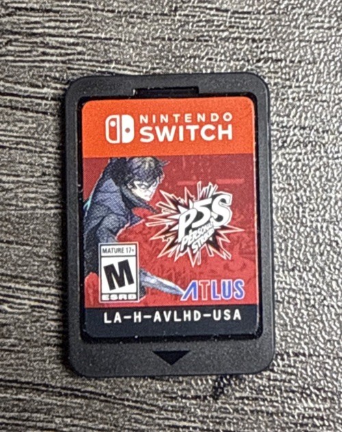 Nintendo Switch Persona 5 Strikers Cartridge Game Only Tested