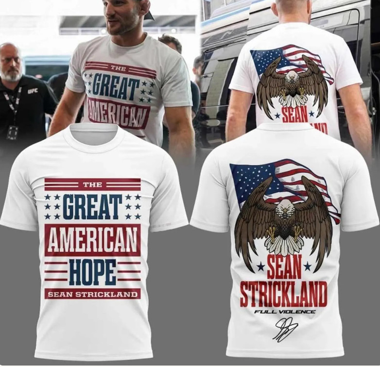 Sean Strickland T-Shirt, The Great American Hope Shirt, MMA Fighter Tee