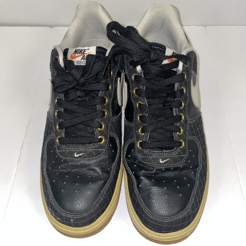 Nike Air Force 1 Low Black Diamond 488298-095 in VG Condition Size 10.5