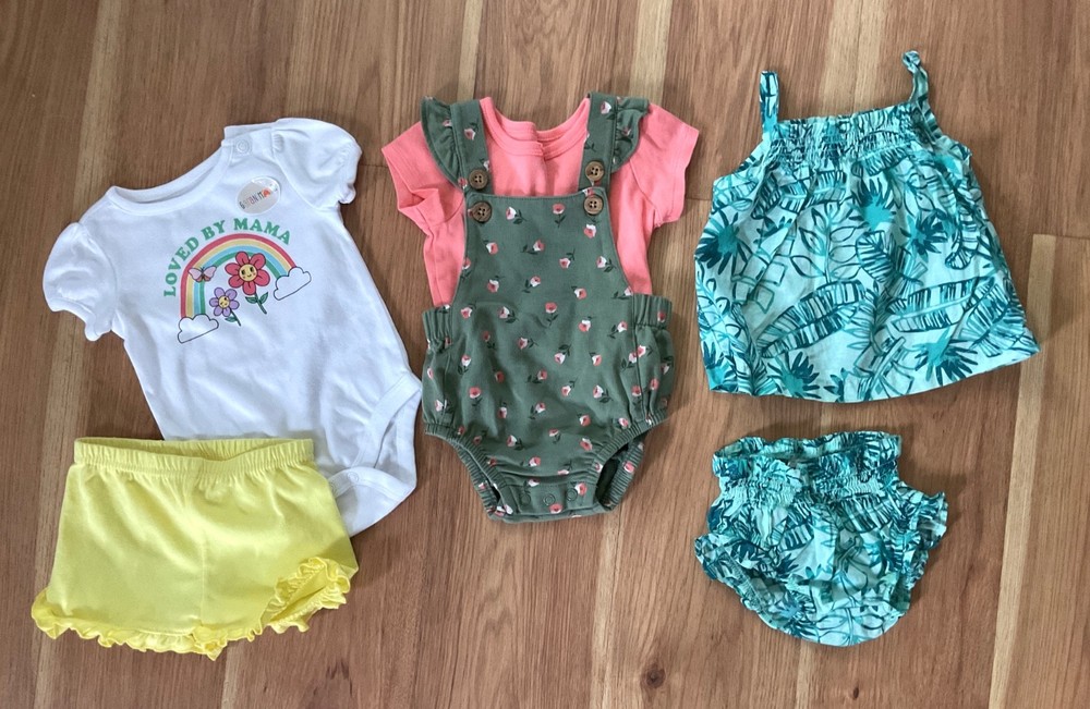 Carter’s, Garanimal 3 Summer 2 Pc Sets Size 3 Months