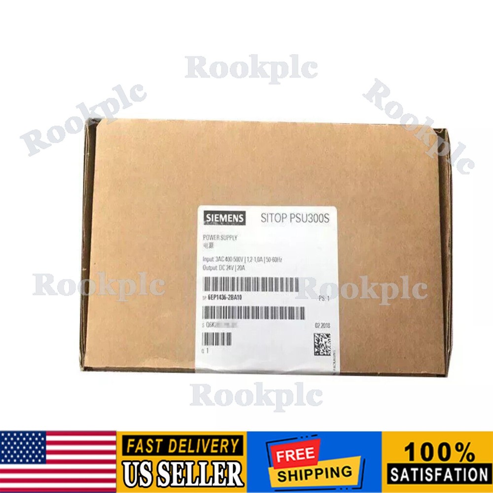 New Siemens 6EP1436-2BA10  SITOP PSU300S Stabilized Power Supply 6EP1 436-2BA10