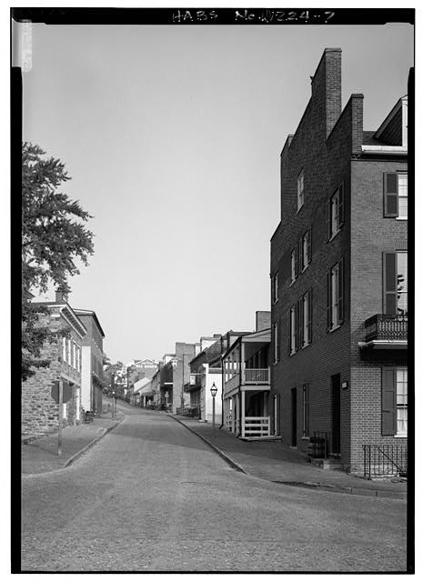 7. General view north, up High Street, from Shenendoah Street historic photo