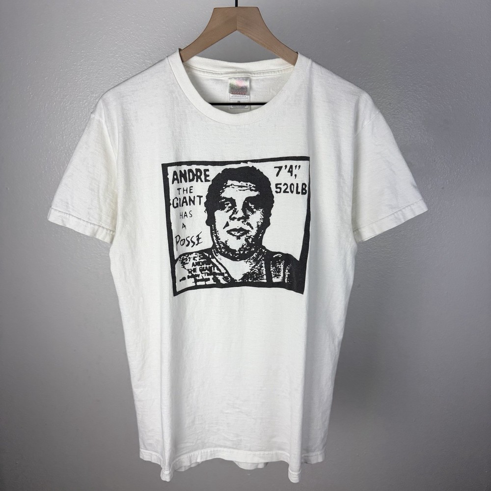 Vintage 90s Shepard Fairey Andre The Giant Has A Posse ICONIC T Shirt Size Large