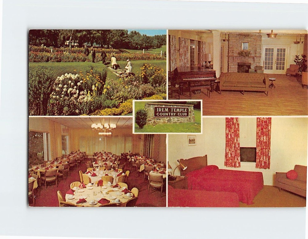 Postcard Scenes & Views Irem Temple Country Club Dallas Pennsylvania USA