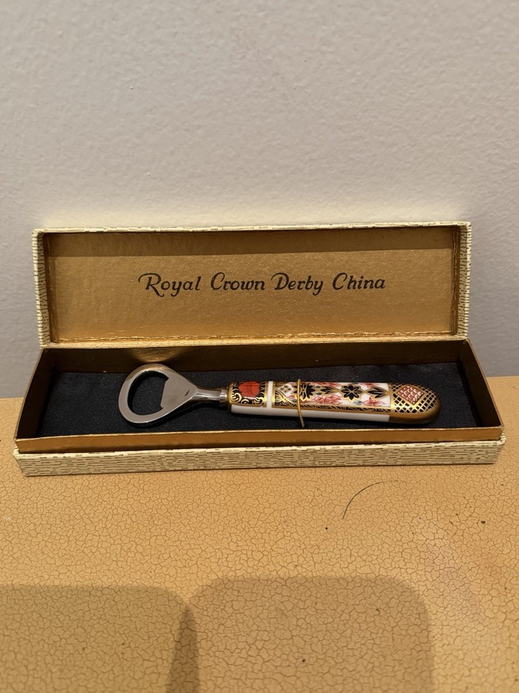 Royal Crown Derby bottle opener Imari Pattern