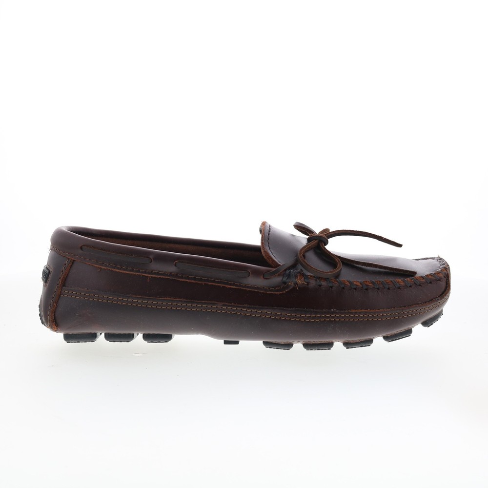 Minnetonka Essential Driver Mens Brown Loafers & Slip Ons Moccasin Shoes 11.5