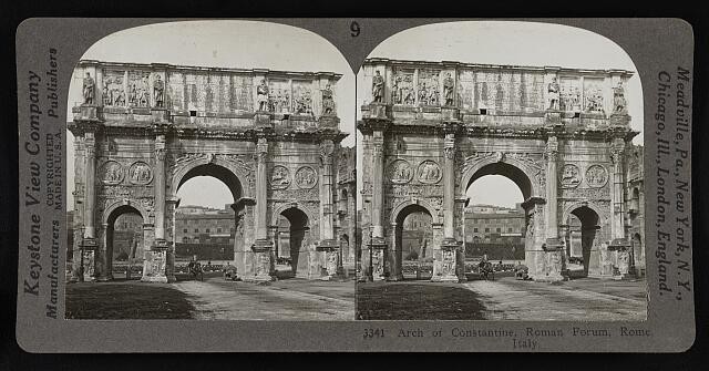 Photo:Arch of Constantine,Roman forum,Rome,Italy