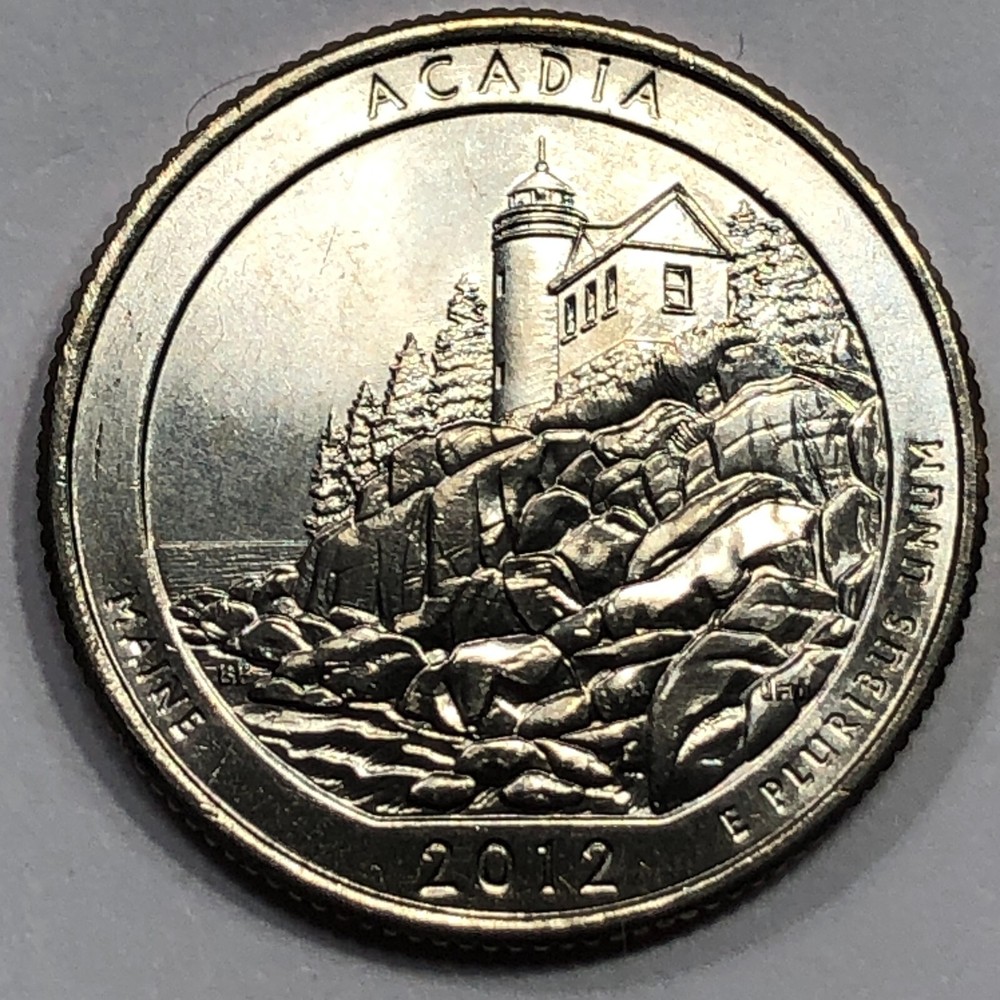 2012 P - Acadia National Park ATB Quarter Dollar Coin-image