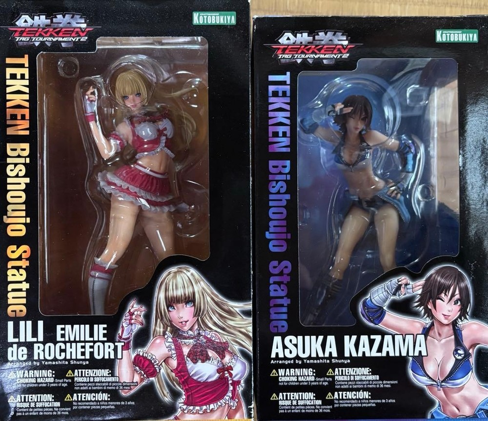 Kotobukiya Tekken Tag Tournament 2 Lili & Asuka Kazama Figure Set New