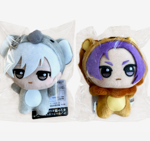 Blue Lock Chibigurumi Animal Kigurumi Plush Doll Seishiro Nagi Reo Mikage Set