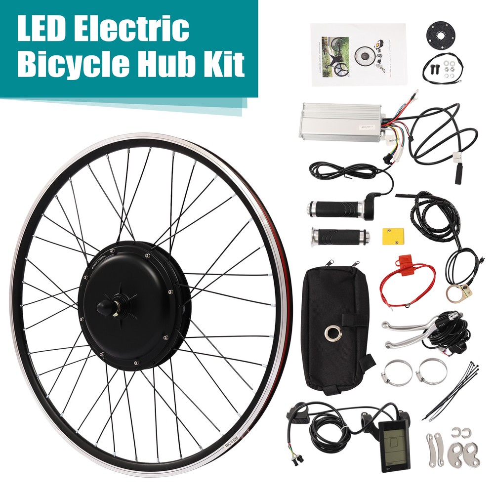 1200W 700cc Front Wheel Ebike Conversion Kit Universal Bicycle Hub Motor
