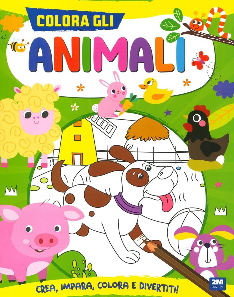 Colora gli animali. Ediz. a colori (Paperback) (UK IMPORT)All Tariffs and Duties included - no additional charges