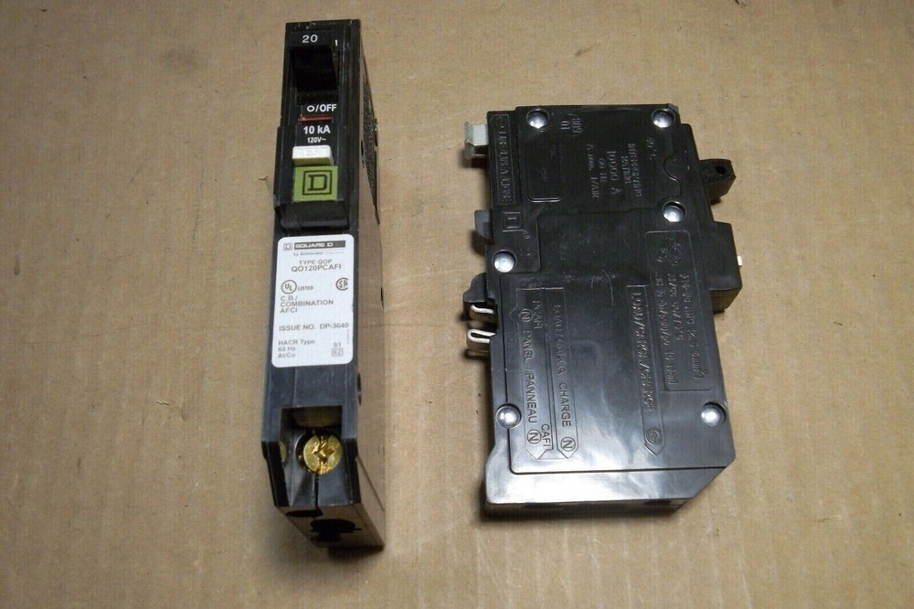 NEW SQUARE D QO120PCAFI 1 Pole 20 Amp 120V Circuit Breaker AFCI NNB