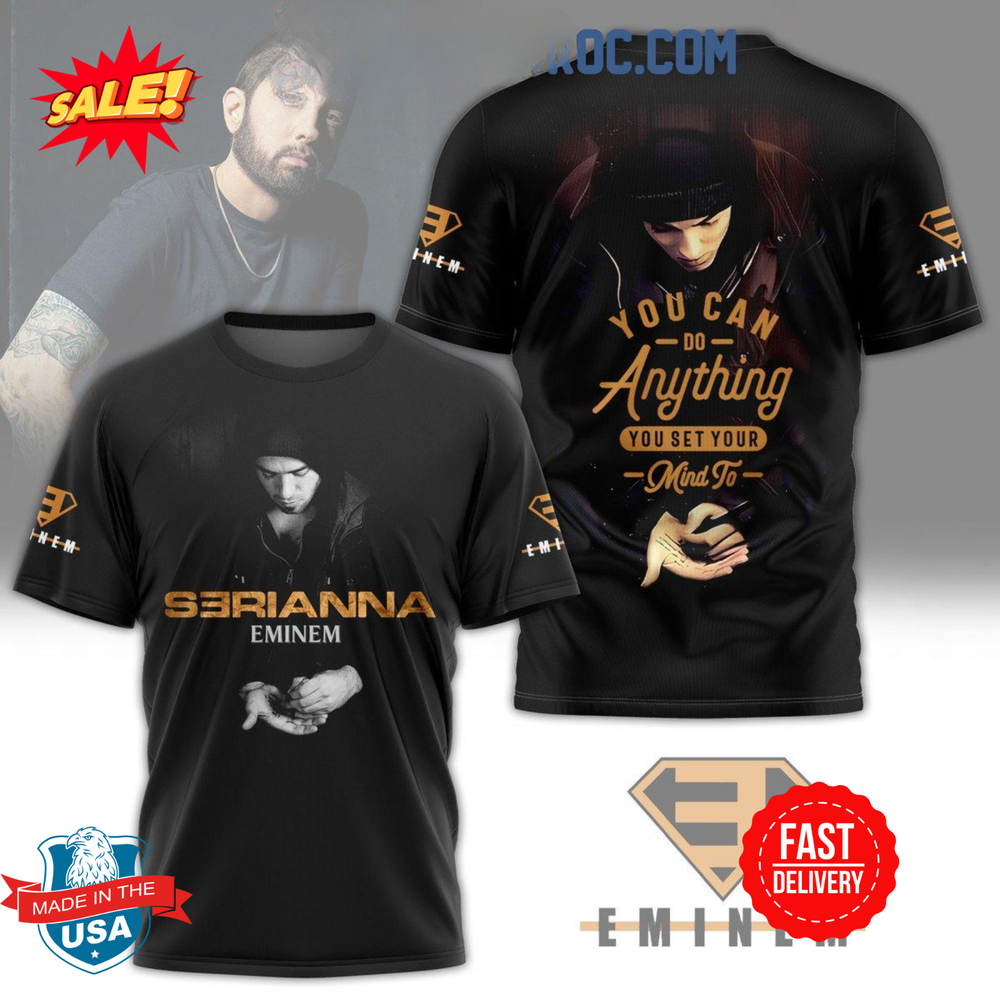 Eminem You Can Do Anything You Set Your Mind To 3D T-Shirt