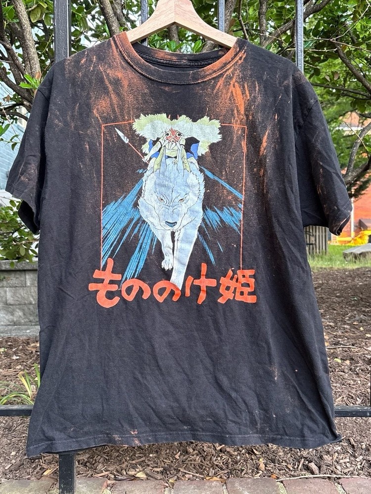 Princess Mononoke Studio Ghibli Graphic T-Shirt Size Large
