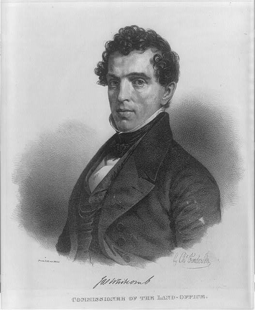 James Whitcomb,1795-1852,Commissioner of the Land-Office,Governor of Indiana